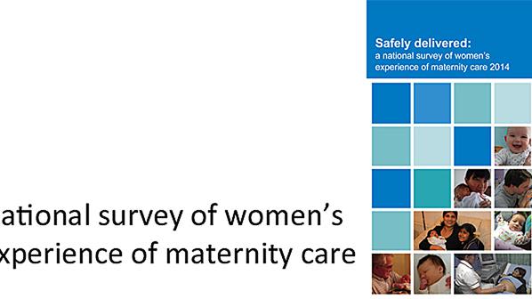 Front cover on NPEU 2014 survey of women's experience of maternity care